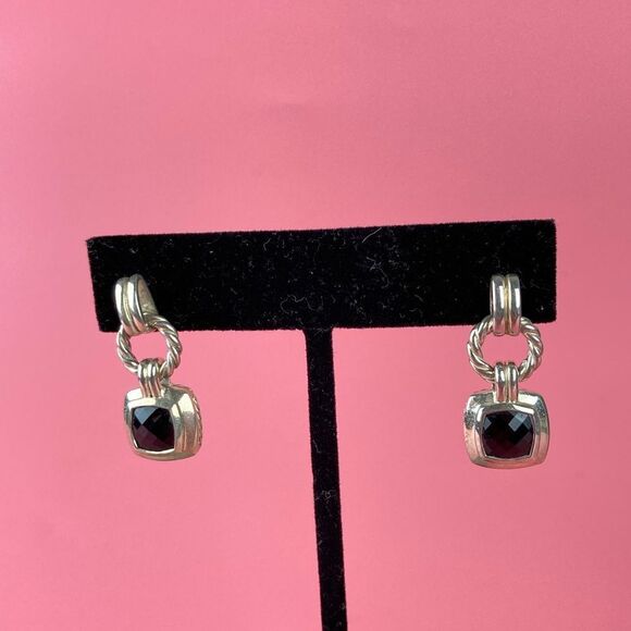 🚫SOLD🚫 DAVID YURMAN
Sterling Silver Black Renaissance Drop Earrings - Picture 5 of 10